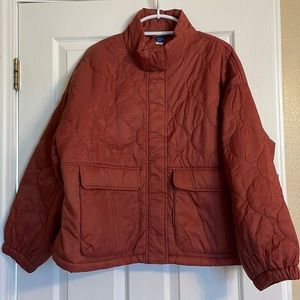 Packable Oversized Water Resistant Quilted Jacket